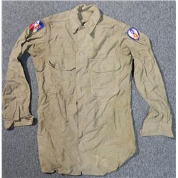 WWII 9TH AF-75TH DIV US MILITARY SHIRT