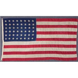 WWII ERA 48 STAR FLAG-3X5'-MULTI-PIECE CONSTRUCTION