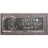 Image 2 : WWI U.S. NAVY LARGE CRINKLED BLACK METAL SOAP CONTAINER