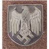 Image 1 : NAZI VISOR EAGLE/SWASTIKA W/IRON CROSS-MKD GES GESCH 17