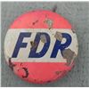 Image 1 : ORIGINAL FDR FOR PRESIDENT ELECTION BUTTON