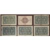 Image 2 : 6 PCS OF GERMAN IMPERIAL PRE- AND POST WWI CURRRENCY