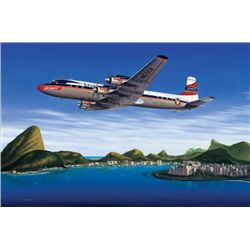 Seven Seas to Rio Mike Machant Aviation Art Signed