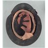 Image 4 : RARE NAZI RED CROSS HEAVY COMBAT HELMET-DOUBLE ROTES