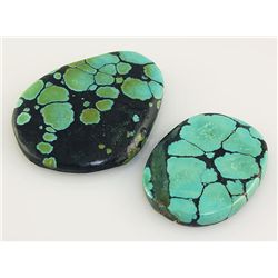 Natural Turquoise 149.78ctw Loose Gemstone 2pc Big Size