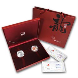 2012 China Year of the Dragon Silver Proof &