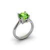 Image 1 : Peridot 1.25ctw Ring 14kt White Gold