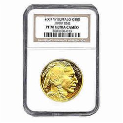 Certified Proof Buffalo Gold Coin PF70 Ultra Cameo NGC