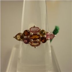 25.10 ctw,SEMIPRECIOUS RING .925 STERLING SILVER