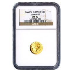 Certified Uncirculated Gold Buffalo Tenth Ounce MS70 NG