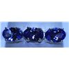 Image 1 : 11.15 CTW TANZANITE RING .925 STERLING SILVER