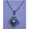 Image 1 : BLACK PEARL AND CZ NECKLACE