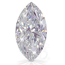 EGL CERT. MARQUISE DIAMOND 0.71 CTW E/SI1