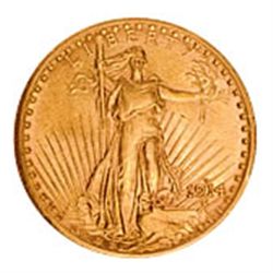 Early Gold Bullion $20 Saint Gaudens Extra Fine