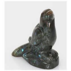 NATURAL 150.06 CTW MOONSTONE BIRD FIGURE