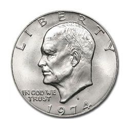 Eisenhower Dollar  Silver BU