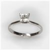 Certified 0.5 ctw Diamond Solitaire Ring G, SI-2