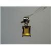 5.75 CTW CITRINE PENDANT .925 STERLING SILVER