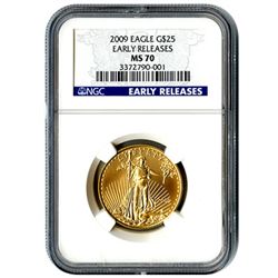 Certified American $25 Gold Eagle 2009 MS70 NGC