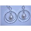 Image 1 : 16.55 CTW WHITE PEARL DANGLING PENDANT