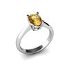 Genuine 2.40 ctw Citrine Ring 18k W/Y Gold