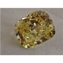 GIA CERT 1.11 CTW RADIANT DIAMOND YELLOW/FANCY