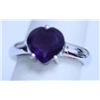 Image 1 : 18.05 CTW AMETHYST RING .925 STERLING SILVER