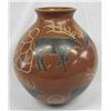 Image 1 : Mata Ortiz Sgraffito Elk Olla - Tacora Tena L