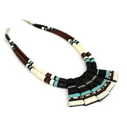 1970s Santo Domingo Inlay Necklace