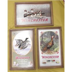 Winchester Advertising Framed 3-D Pictures