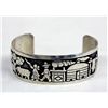 Image 1 : Navajo Sterling Storyteller Bracelet