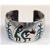 Image 1 : Vintage Zuni Chip Inlay Kokopelli Bracelet