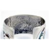 Image 3 : Vintage Zuni Chip Inlay Kokopelli Bracelet