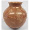 Image 1 : Mata Ortiz Sgraffito Flower Jar - Samuel Gaona