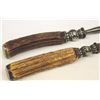 Image 2 : Antique Horn Handled Carving Set