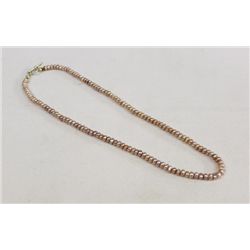 Pink Fresh Water Pearl Necklace