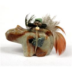 Isleta Carved Fetish by A. and R. Abeita