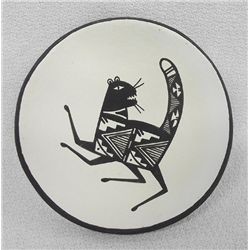 Acoma Mountain Lion Miniature Dish -- D. Reano