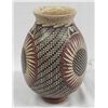 Image 2 : Polychrome Mata Ortiz Sunflower Jar - Luis Ortiz