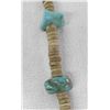 Image 2 : Vintage Navajo Shell Heishi Turquoise Necklace