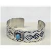 Image 2 : Pr Navajo German Silver Cuff Bracelets