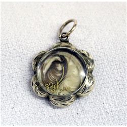 Antique 14Kt Gold Edwardian Mourning Hair Lock