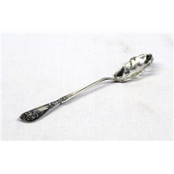 Antique Fancy Sterling Silver Olive Spoon