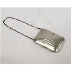 Antique Victorian Sterling Coin Purse Compact