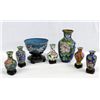 Image 1 : Collection Chinese Cloissone' vases