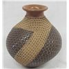 Image 1 : Mata Ortiz Textured Geometric Jar - Benjamin Soto