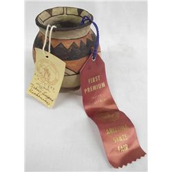 1970 Papago Polychrome Bowl by Irene Angea