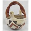 Image 2 : Historic Acoma Polychrome Bird Basket Pottery Bowl