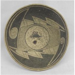 Reproduction Mimbres Grasshopper Picture Bowl