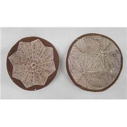 Pr Acoma Small Shallow Plates by E. Peters